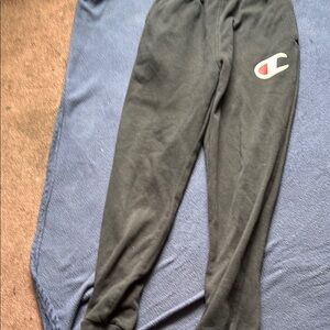 Champion Black Sweatpants Relaxed Fit